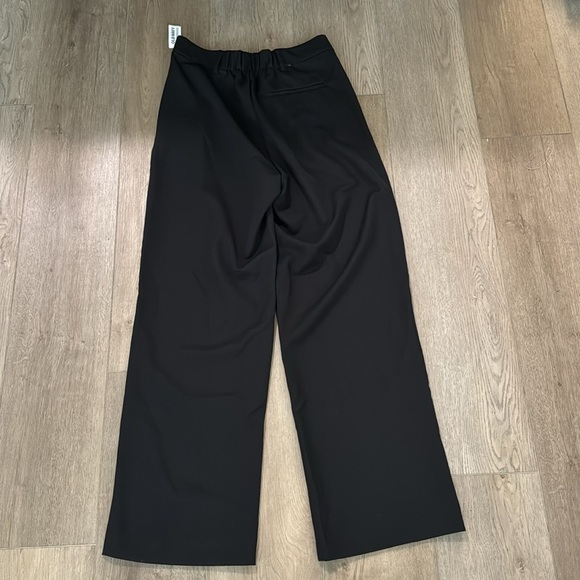 NWT! Black Extra High-Waisted Pleated Taylor Trouser Wide-Leg Pants 💎 - Picture 11 of 11